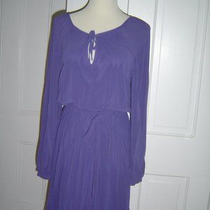 Atmosphere Purple Tie Front Dress